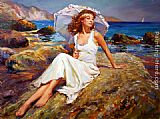 Vladimir Volegov - By the Seaside painting